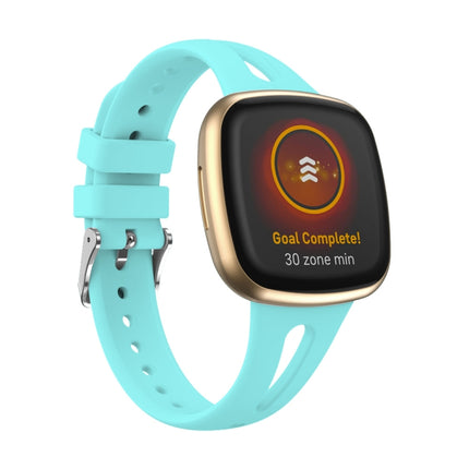 For Fitbit Versa 3 / 4 Water-drop Slim Silicone Watch Band, S, L