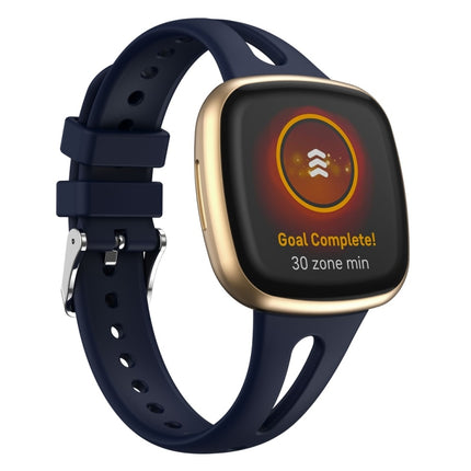 For Fitbit Versa 3 / 4 Water-drop Slim Silicone Watch Band, S, L