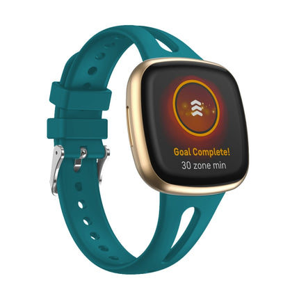 For Fitbit Versa 3 / 4 Water-drop Slim Silicone Watch Band, S, L