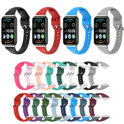 For Huawei Watch Fit 2 Small Waist Silicone Watch Band, S