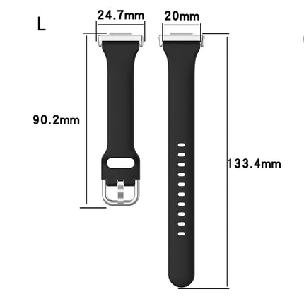 For Huawei Watch Fit 2 Small Waist Silicone Watch Band, L