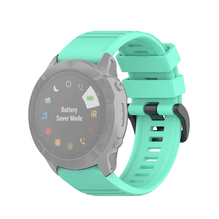 For Garmin Fenix 6X 26mm Quick Release Official Texture Wrist Strap Watchband, with Plastic Button, with Metal Button
