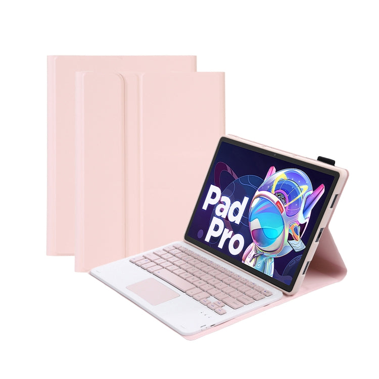 AM20-A Lambskin Texture Bluetooth Keyboard Leather Tablet Case For Lenovo Xiaoxin Pad 2022 10.6 inch/Tab M10 Plus 10.6 3rd Gen 2022