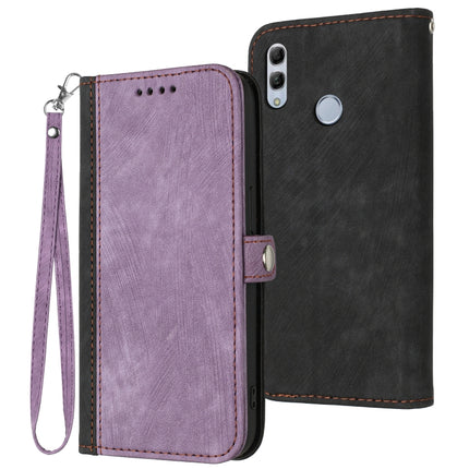 Side Buckle Double Fold Hand Strap Leather Phone Case, For Honor 10 Lite, For Honor 70 Pro, For Honor X7, For Huawei Mate 10 Lite