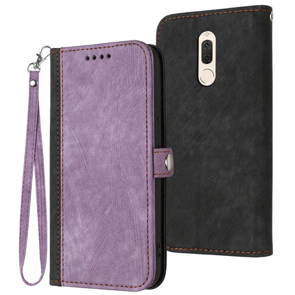 Side Buckle Double Fold Hand Strap Leather Phone Case, For Honor 10 Lite, For Honor 70 Pro, For Honor X7, For Huawei Mate 10 Lite