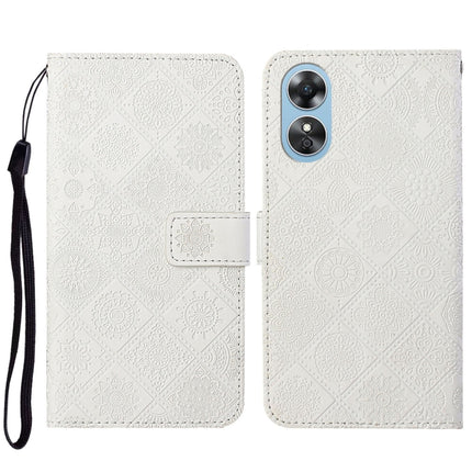 Ethnic Style Embossed Pattern Leather Phone Case, For Samsung Galaxy A14 5G, For Samsung Galaxy A23e, For OPPO A17