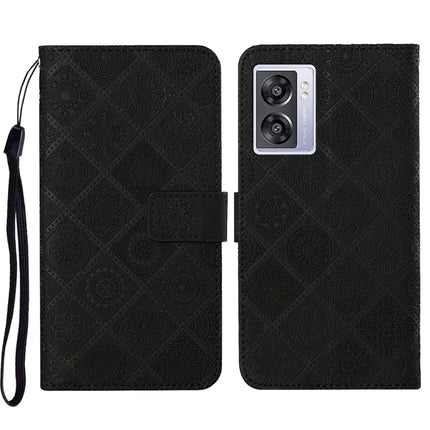 Ethnic Style Embossed Pattern Leather Phone Case, For OPPO A57 2022, For OPPO Reno8, For OPPO Reno8 Pro