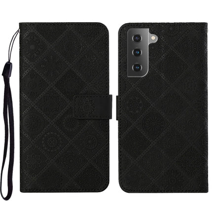 Ethnic Style Embossed Pattern Leather Phone Case, For Samsung Galaxy S23 5G, For Samsung Galaxy S23+ 5G, For Samsung Galaxy S23 Ultra 5G