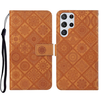 Ethnic Style Embossed Pattern Leather Phone Case, For Samsung Galaxy S23 5G, For Samsung Galaxy S23+ 5G, For Samsung Galaxy S23 Ultra 5G