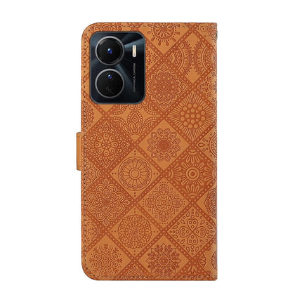 Ethnic Style Embossed Pattern Leather Phone Case, For vivo Y16, For vivo Y22s, For Xiaomi Redmi A1