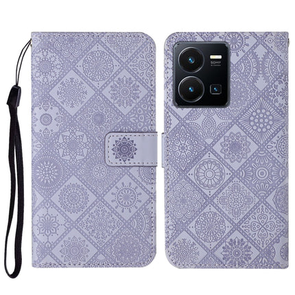 Ethnic Style Embossed Pattern Leather Phone Case, For vivo Y16, For vivo Y22s, For Xiaomi Redmi A1
