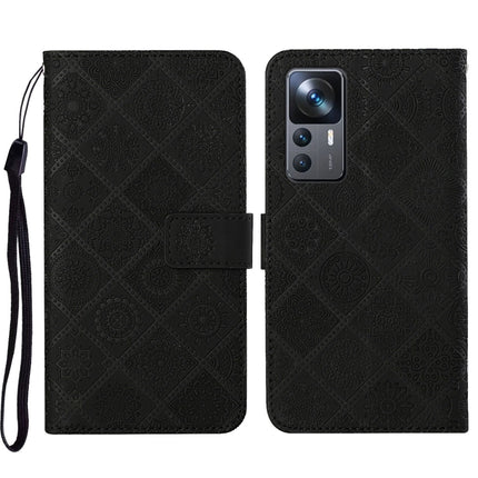 Ethnic Style Embossed Pattern Leather Phone Case, For Xiaomi 12T / 12T Pro / Redmi K50 Ultra