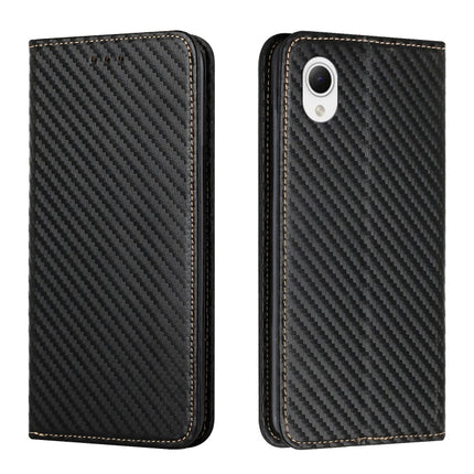 Carbon Fiber Texture Magnetic Flip Leather Phone Case, For Samsung Galaxy A14 5G, For Samsung Galaxy A23e, For OPPO A17, For OPPO A57 2022