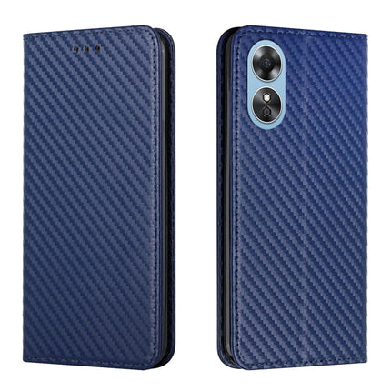 Carbon Fiber Texture Magnetic Flip Leather Phone Case, For Samsung Galaxy A14 5G, For Samsung Galaxy A23e, For OPPO A17, For OPPO A57 2022