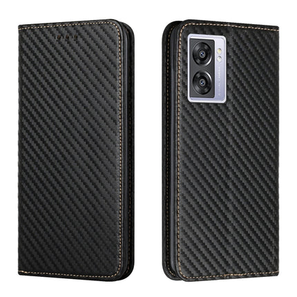 Carbon Fiber Texture Magnetic Flip Leather Phone Case, For Samsung Galaxy A14 5G, For Samsung Galaxy A23e, For OPPO A17, For OPPO A57 2022