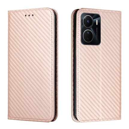 Carbon Fiber Texture Magnetic Flip Leather Phone Case, For Samsung Galaxy S23 Ultra 5G, For vivo Y16, For vivo Y22s, For Xiaomi Redmi A1