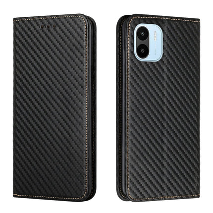 Carbon Fiber Texture Magnetic Flip Leather Phone Case, For Samsung Galaxy S23 Ultra 5G, For vivo Y16, For vivo Y22s, For Xiaomi Redmi A1