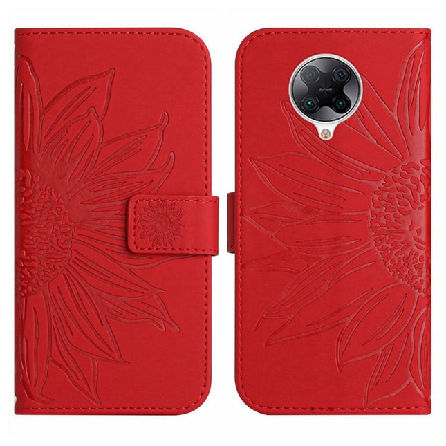 Skin Feel Sun Flower Pattern Flip Leather Phone Case with Lanyard, For Xiaomi Redmi K30 Pro / Poco F2 Pro, For Xiaomi Redmi K40 / K40 Pro / Poco F3 / F3 Pro / 11i / 11X / 11X Pro, For Xiaomi Redmi K40 / K40 Pro /