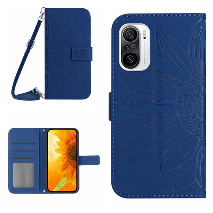 Skin Feel Sun Flower Pattern Flip Leather Phone Case with Lanyard, For Xiaomi Redmi K30 Pro / Poco F2 Pro, For Xiaomi Redmi K40 / K40 Pro / Poco F3 / F3 Pro / 11i / 11X / 11X Pro, For Xiaomi Redmi K40 / K40 Pro /