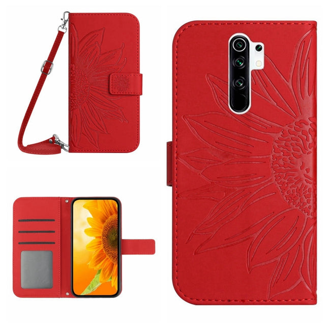 Skin Feel Sun Flower Pattern Flip Leather Phone Case with Lanyard, For Xiaomi Redmi Note 8 Pro, For Xiaomi Redmi Note 8T