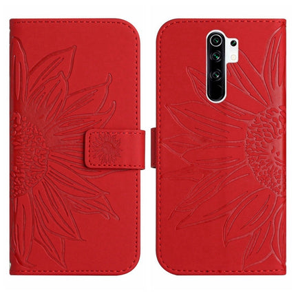 Skin Feel Sun Flower Pattern Flip Leather Phone Case with Lanyard, For Xiaomi Redmi Note 8 Pro, For Xiaomi Redmi Note 8T