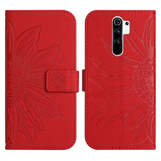 Skin Feel Sun Flower Pattern Flip Leather Phone Case with Lanyard, For Xiaomi Redmi Note 8 Pro, For Xiaomi Redmi Note 8T
