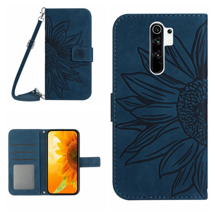 Skin Feel Sun Flower Pattern Flip Leather Phone Case with Lanyard, For Xiaomi Redmi Note 8 Pro, For Xiaomi Redmi Note 8T