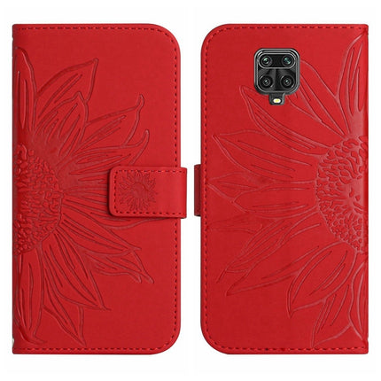 Skin Feel Sun Flower Pattern Flip Leather Phone Case with Lanyard, For Xiaomi Redmi Note 9 Pro 4G / Note 9 Pro Max / Note 9S / Poco M2 Pro, For Xiaomi Redmi Note 10 4G / Note 10S