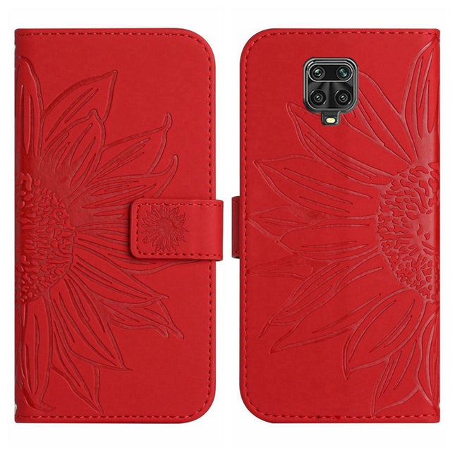 Skin Feel Sun Flower Pattern Flip Leather Phone Case with Lanyard, For Xiaomi Redmi Note 9 Pro 4G / Note 9 Pro Max / Note 9S / Poco M2 Pro, For Xiaomi Redmi Note 10 4G / Note 10S