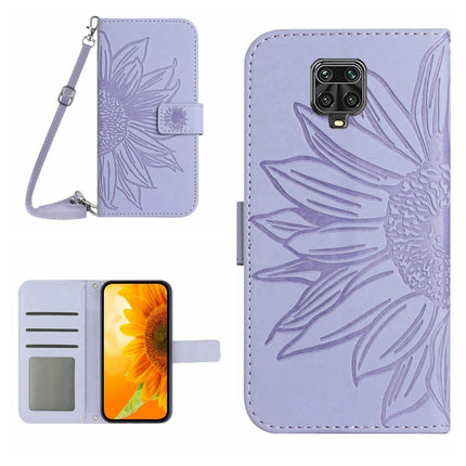 Skin Feel Sun Flower Pattern Flip Leather Phone Case with Lanyard, For Xiaomi Redmi Note 9 Pro 4G / Note 9 Pro Max / Note 9S / Poco M2 Pro, For Xiaomi Redmi Note 10 4G / Note 10S