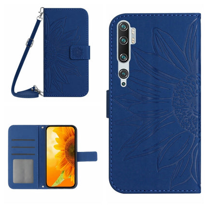 Skin Feel Sun Flower Pattern Flip Leather Phone Case with Lanyard, For Xiaomi Mi 11 Ultra, For Xiaomi Mi Note 10 / Note 10 Pro / CC9 Pro