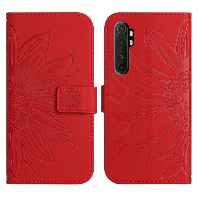Skin Feel Sun Flower Pattern Flip Leather Phone Case with Lanyard, For Xiaomi Redmi Mi Note 10 Lite, For Xiaomi Mi Mix 4