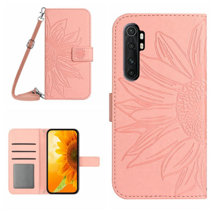 Skin Feel Sun Flower Pattern Flip Leather Phone Case with Lanyard, For Xiaomi Redmi Mi Note 10 Lite, For Xiaomi Mi Mix 4