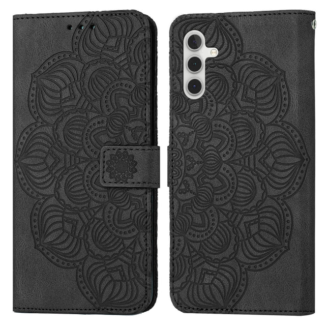 Mandala Embossed Flip Leather Phone Case, For Samsung Galaxy A14 5G, For Samsung Galaxy A23e, For OPPO A17, For OPPO A57 2022, For OPPO Reno8
