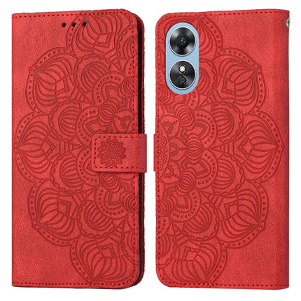 Mandala Embossed Flip Leather Phone Case, For Samsung Galaxy A14 5G, For Samsung Galaxy A23e, For OPPO A17, For OPPO A57 2022, For OPPO Reno8