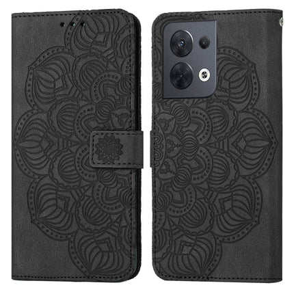 Mandala Embossed Flip Leather Phone Case, For Samsung Galaxy A14 5G, For Samsung Galaxy A23e, For OPPO A17, For OPPO A57 2022, For OPPO Reno8