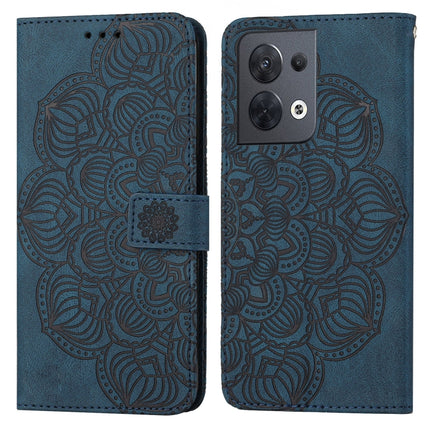 Mandala Embossed Flip Leather Phone Case, For Samsung Galaxy A14 5G, For Samsung Galaxy A23e, For OPPO A17, For OPPO A57 2022, For OPPO Reno8