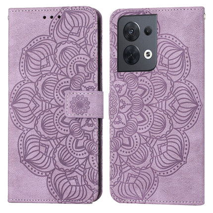 Mandala Embossed Flip Leather Phone Case, For Samsung Galaxy A14 5G, For Samsung Galaxy A23e, For OPPO A17, For OPPO A57 2022, For OPPO Reno8