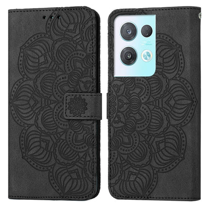 Mandala Embossed Flip Leather Phone Case, For OPPO Reno8 Pro, For Samsung Galaxy S23 5G, For Samsung Galaxy S23+ 5G, For Samsung Galaxy S23 Ultra 5G