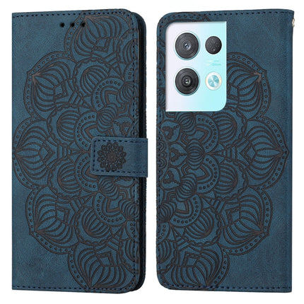 Mandala Embossed Flip Leather Phone Case, For OPPO Reno8 Pro, For Samsung Galaxy S23 5G, For Samsung Galaxy S23+ 5G, For Samsung Galaxy S23 Ultra 5G