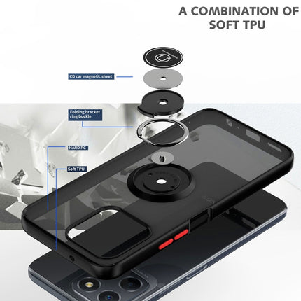 Q Shadow 1 Series TPU + PC Phone Case with Ring, For Honor X8 5G, For vivo Y35