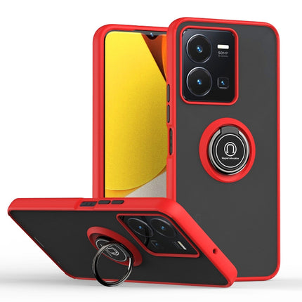 Q Shadow 1 Series TPU + PC Phone Case with Ring, For Honor X8 5G, For vivo Y35