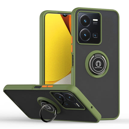 Q Shadow 1 Series TPU + PC Phone Case with Ring, For Honor X8 5G, For vivo Y35