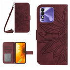 For Tecno Spark 8 / Wine Red