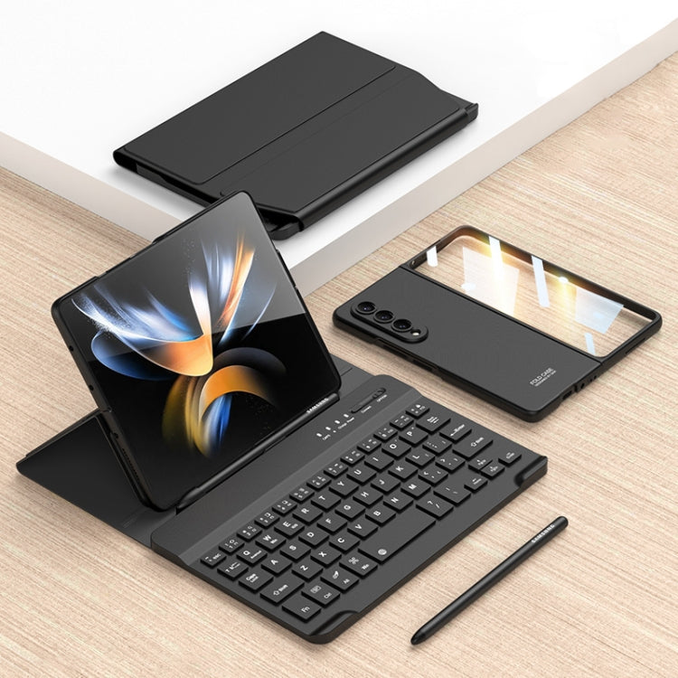 Magnetic Folding Bluetooth Keyboard Leather Case