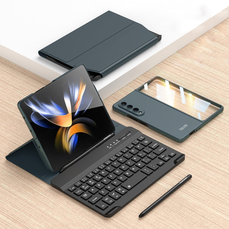 Magnetic Folding Bluetooth Keyboard Leather Case