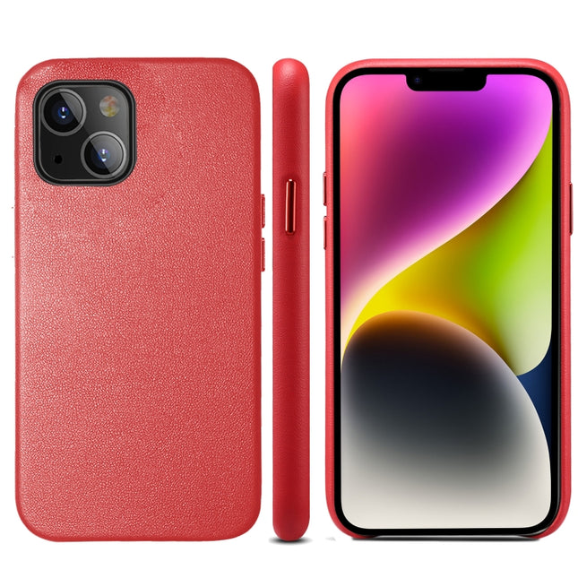 Lamb Grain PU Back Cover Phone Case, For iPhone 14, For iPhone 14 Plus, For iPhone 14 Pro