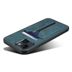 Denior DV Elastic Card PU Back Cover Phone Case, For iPhone 14, For iPhone 14 Plus, For iPhone 14 Pro, For iPhone 14 Pro Max, For iPhone 13 mini, For iPhone 13