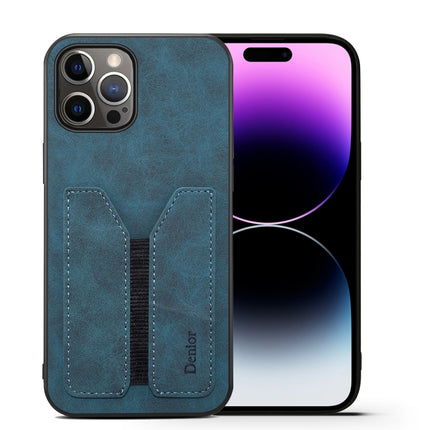Denior DV Elastic Card PU Back Cover Phone Case, For iPhone 14, For iPhone 14 Plus, For iPhone 14 Pro, For iPhone 14 Pro Max, For iPhone 13 mini, For iPhone 13