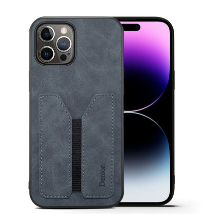 Denior DV Elastic Card PU Back Cover Phone Case, For iPhone 14, For iPhone 14 Plus, For iPhone 14 Pro, For iPhone 14 Pro Max, For iPhone 13 mini, For iPhone 13